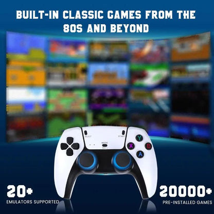 2025 New Upgraded Retrogame Console,20000+Games,Hdml Output, 2 Wireless Controller, 23+ Game Emulator, Arcade Communication Stick, Halloween Gifts,Christmas Gifts