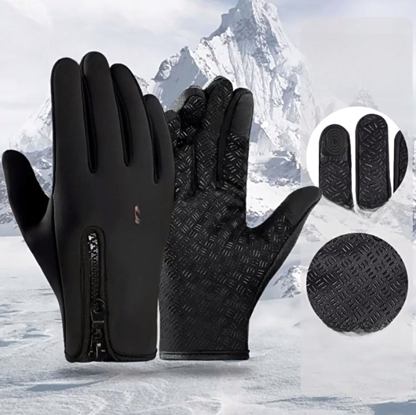 Outdoor Winter Gloves, Touchscreen andWindproof Full-Finger Gloves for Sports, Travel,and Daily Activities