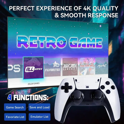 2025 New Upgraded Retrogame Console,20000+Games,Hdml Output, 2 Wireless Controller, 23+ Game Emulator, Arcade Communication Stick, Halloween Gifts,Christmas Gifts